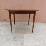 Table ronde scandinave rallonge