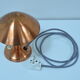Art deco table lamp with flexible shade,1930's