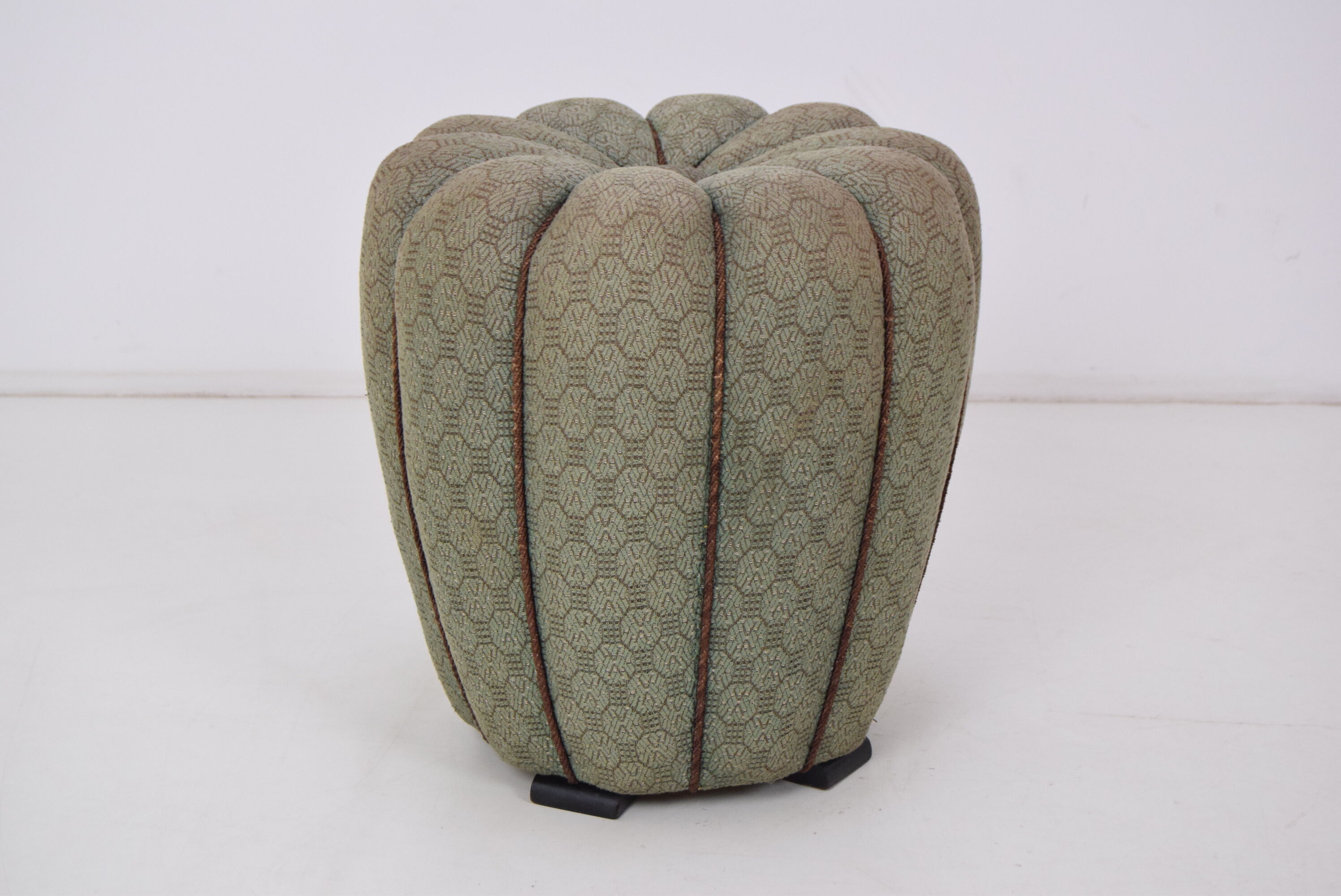 Art deco Stool,Pouf,Footstool Designed by  Jindrich Halabala,1930's.