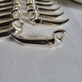 12 Silver-Plated Swan Knife Holders