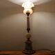 Vintage Marble and Brass Table Lamp - Elegant Classic Design