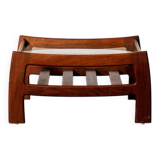 Square teak table
