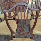 Rare, Victorian chairs nineteenth century. Vintage English hepplewhite chairs