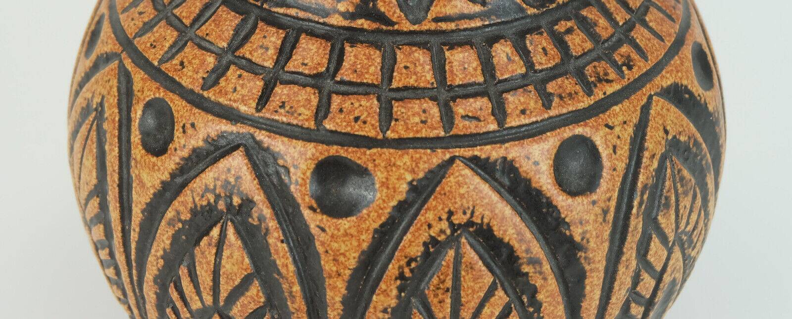 Mid century vase jasba model n 312 11 20 abstract decor