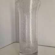 Grand vase en verre bullé style biot