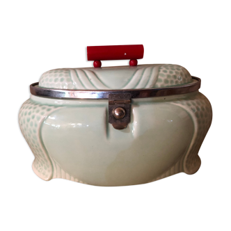 German earthenware cookie jar