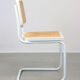 Vintage white B32 Cesca chair by Marcel Breuer, 90s
