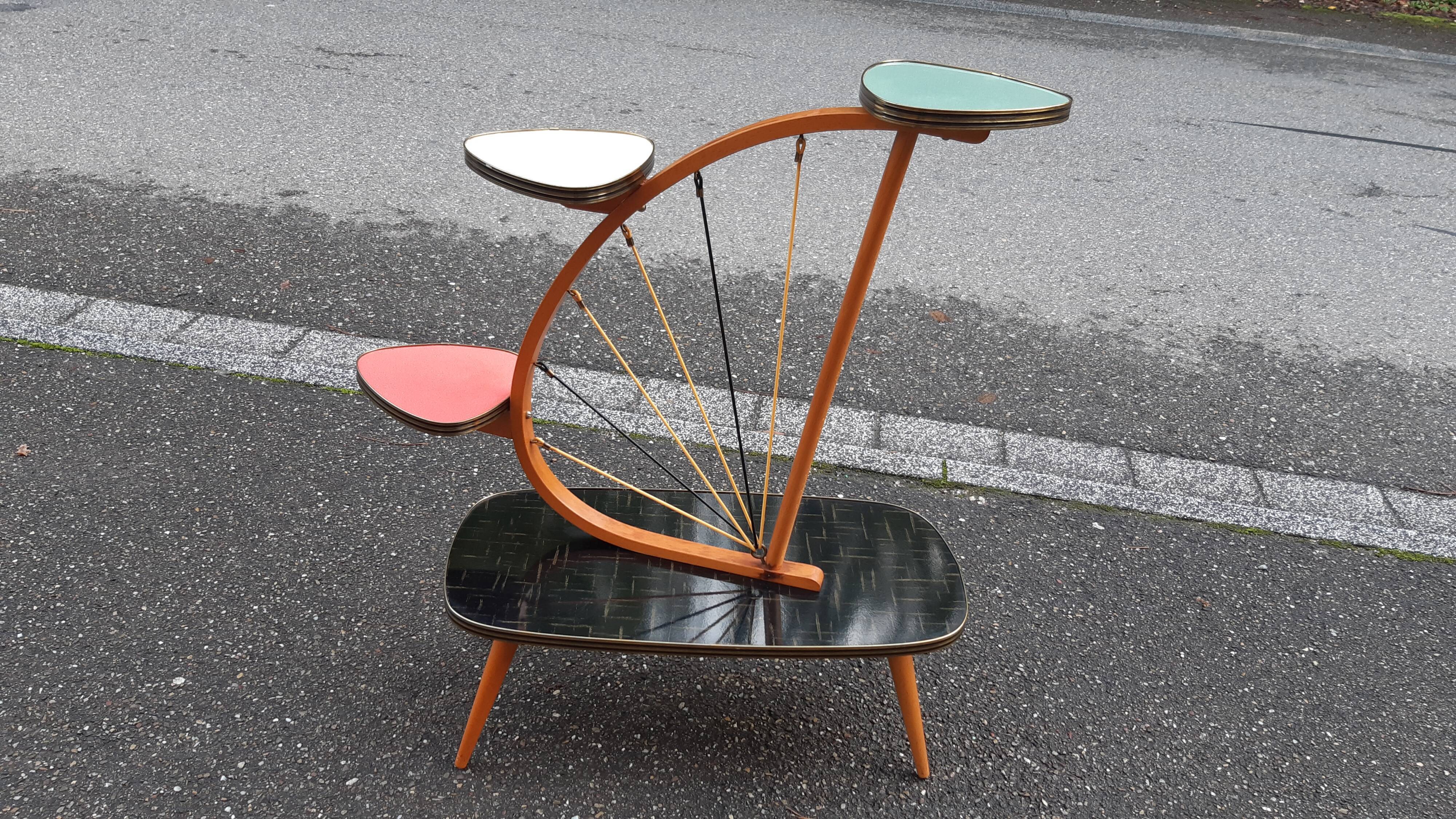 Stand plant holder formica vintage