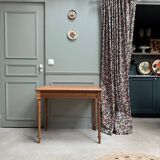Renovated table with turned legs
