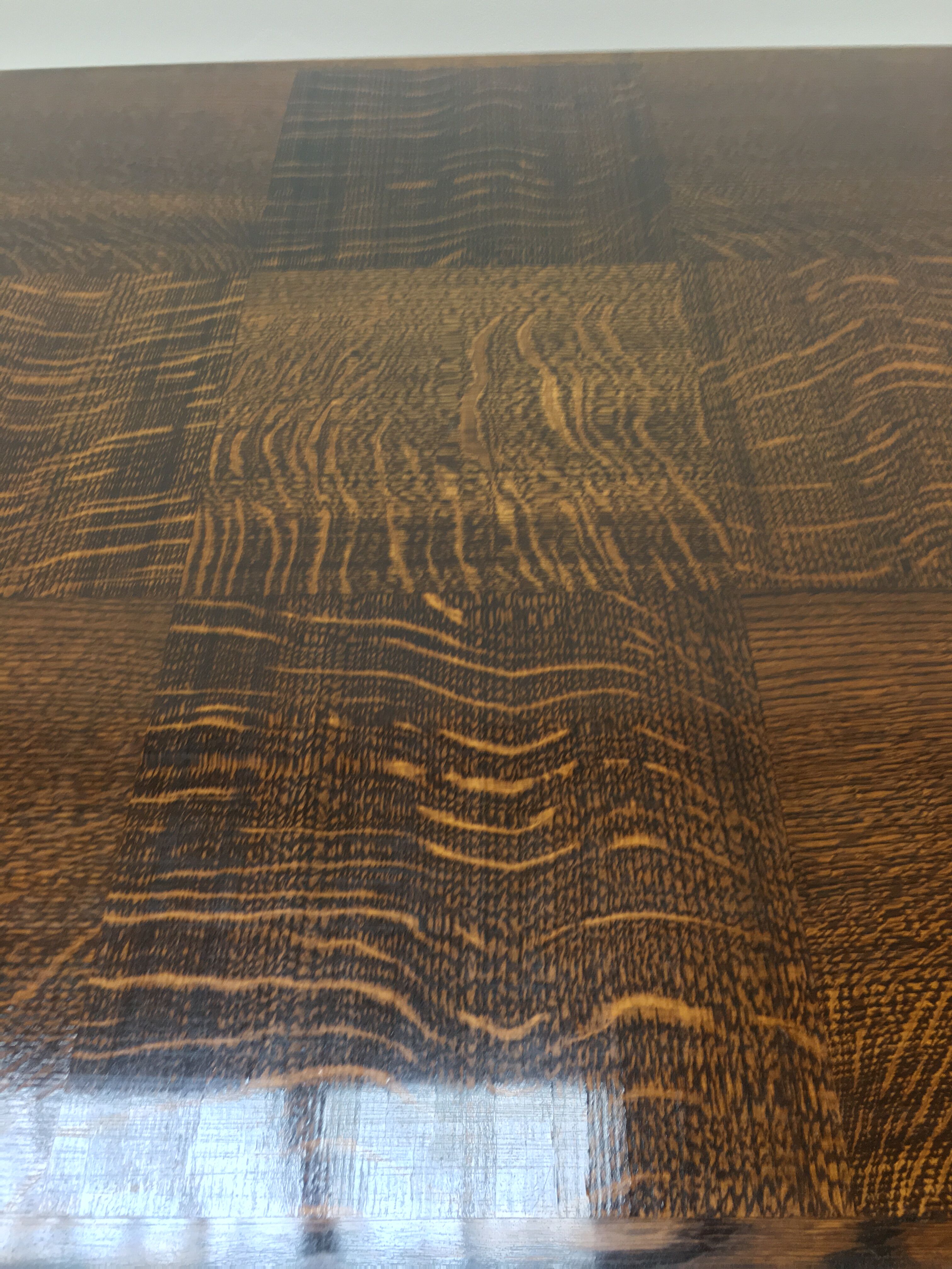 Massive and expandable art deco brutalist table