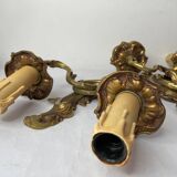 Paire d’appliques en bronze