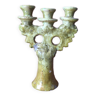 Tamegroute pottery candle holder