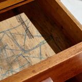 Restored teak and beech desk