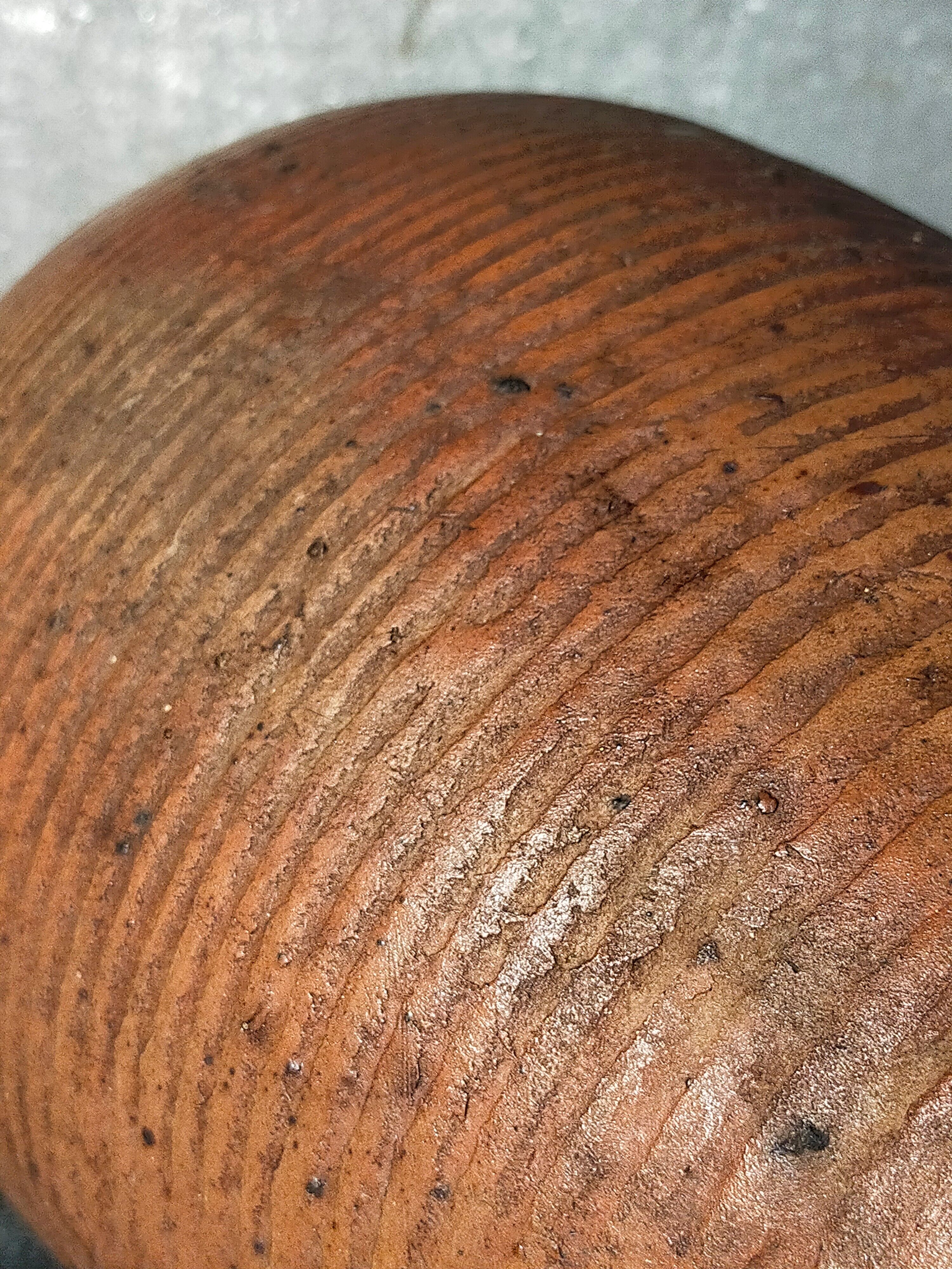 Potter bottle enamelled earth art-populaire XIXth