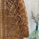 Vintage wicker armchair
