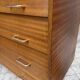 Vintage chest of drawers 1960s | scandinavian design | compass legs | 4 drawers