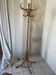Curved wooden parrot coat rack by Baumann