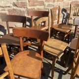 Lot 20 vintage mismatched bistro chairs