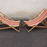 Paire de bains de soleil