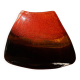 Vase contemporain en verre soufflé