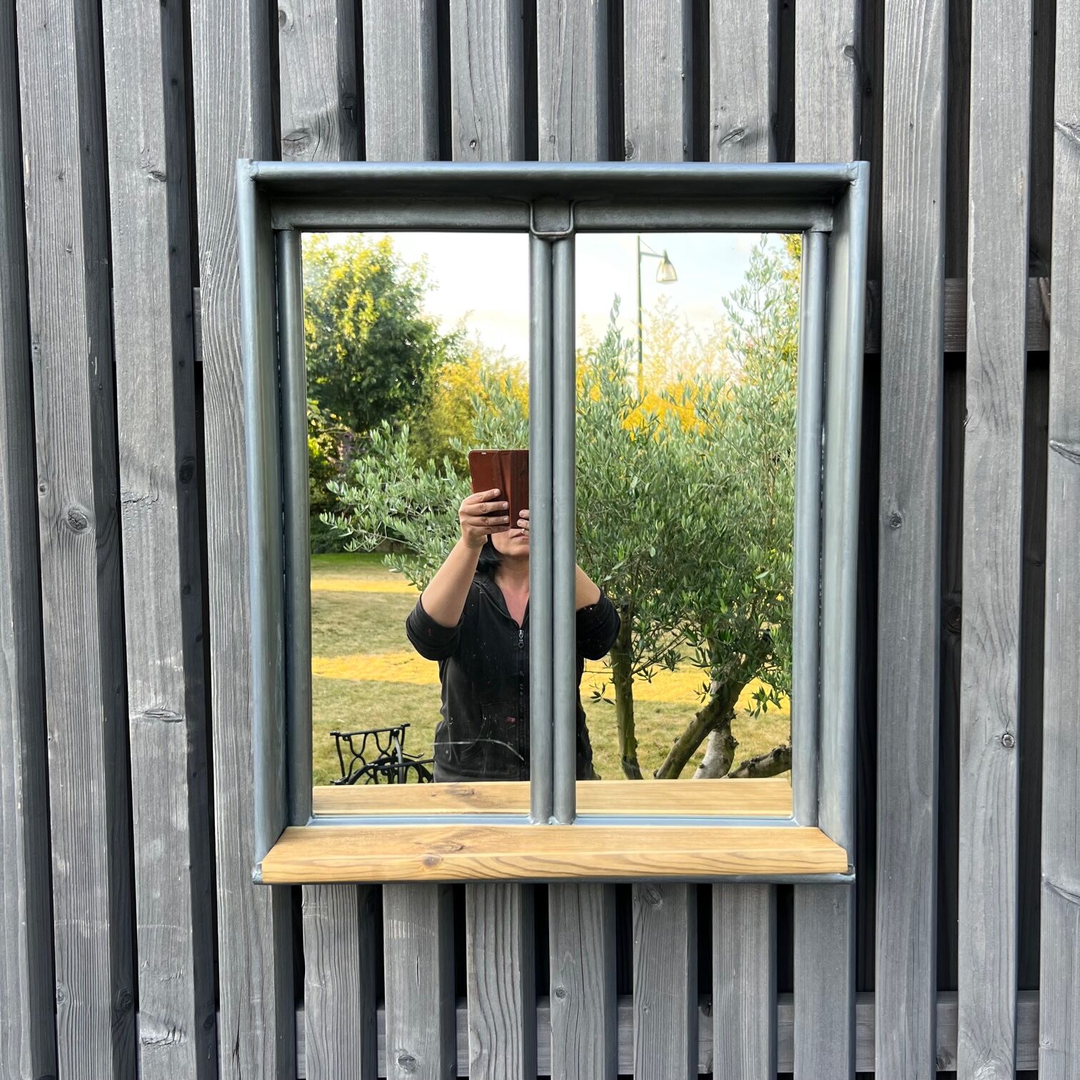 Miroir en zinc