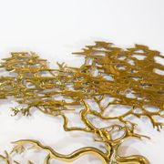 Brass wall sculpture
