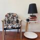 Autumn Printed Wood Armchair