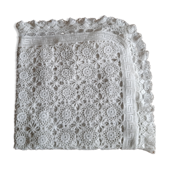 Old crocheted tablecloth