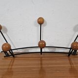 Vintage wall coat rack
