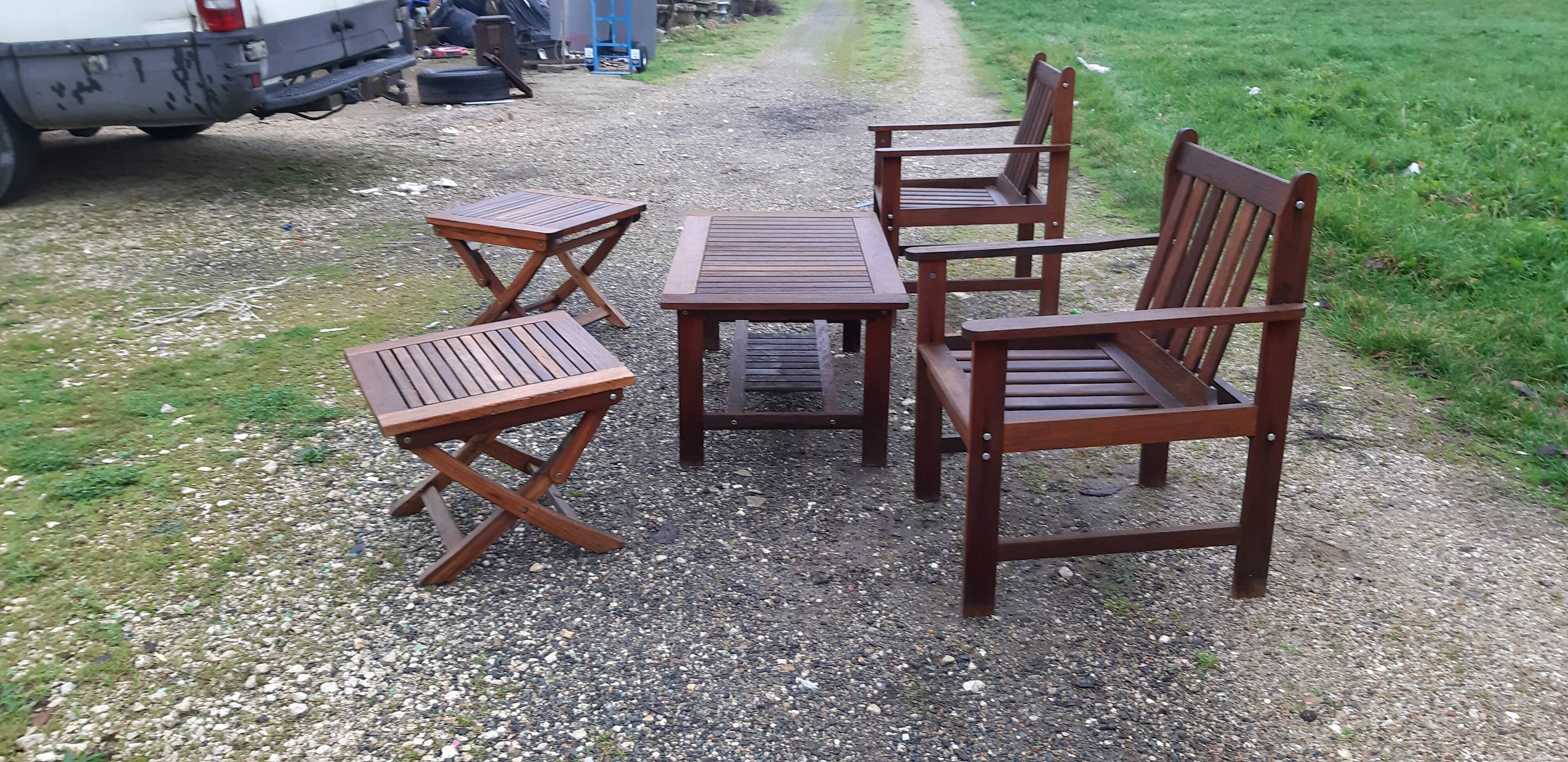 Garden furniture in exotic wood brand: fsc