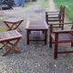 Garden furniture in exotic wood brand: fsc