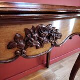 Louis XV style game table in walnut