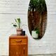 Oval mirror 40x107cm