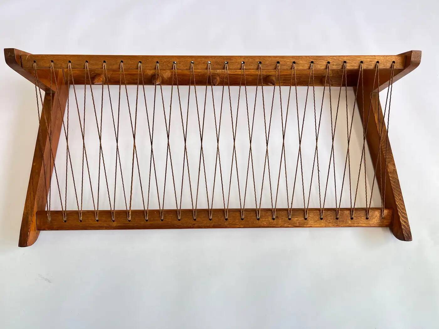 Midcentury wooden design wall coat rack by ÚLUV - Czechoslovakia, 1960s