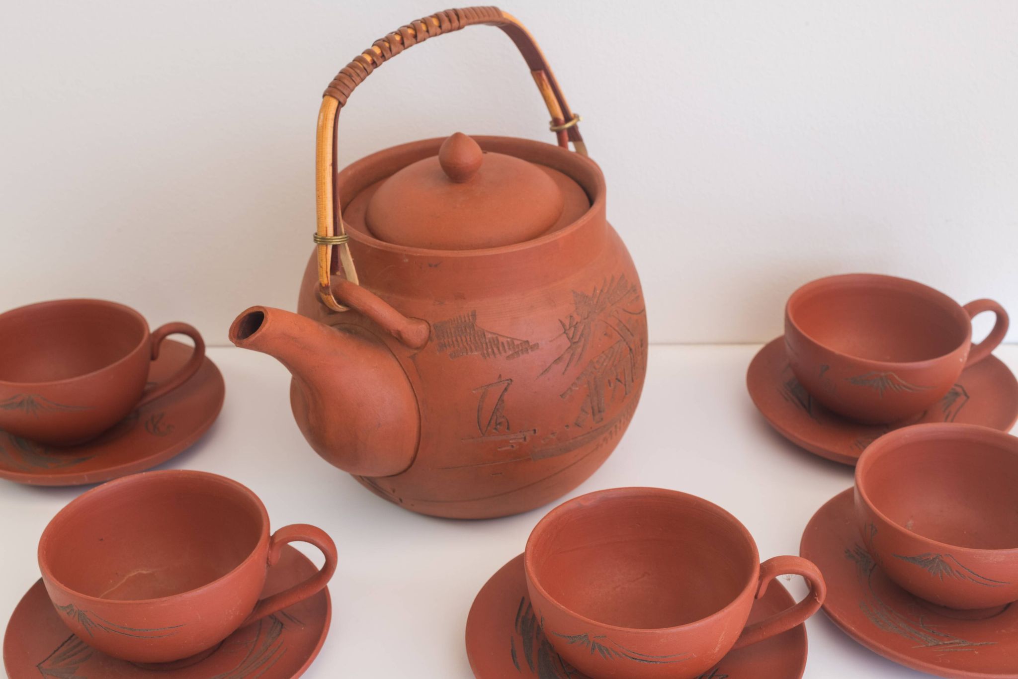 Tokoname Tea Set Japan 1960s