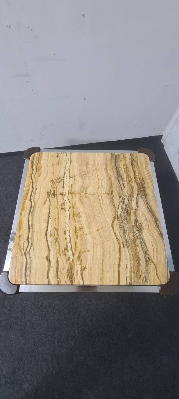 Vintage stone side table