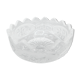 Vide-pocket / crystal cup with floral decoration