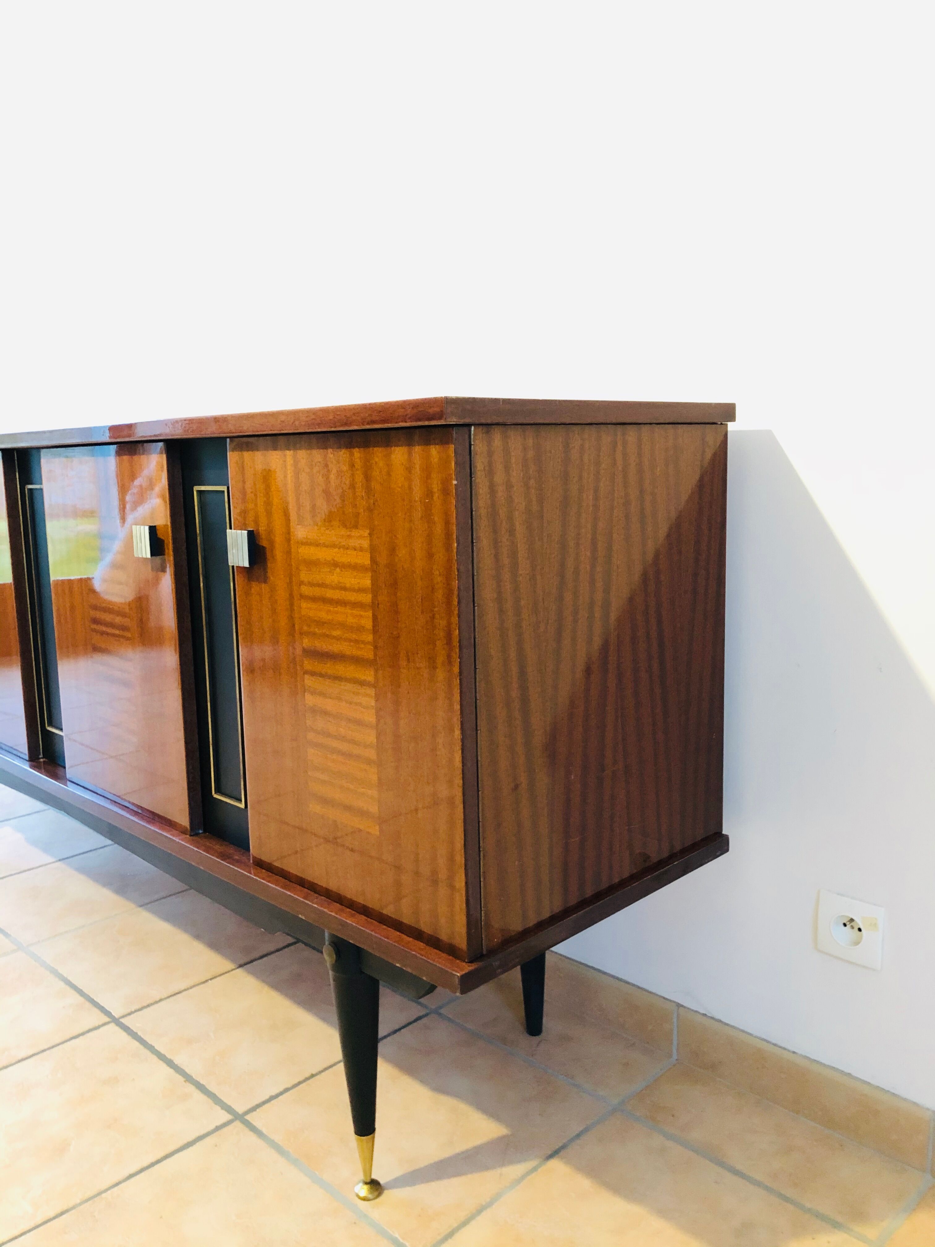 Vintage mahogany line by Unifa 1965