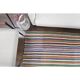 Tapis kilim vintage turc Oushak fait à la main en laine et coton vert