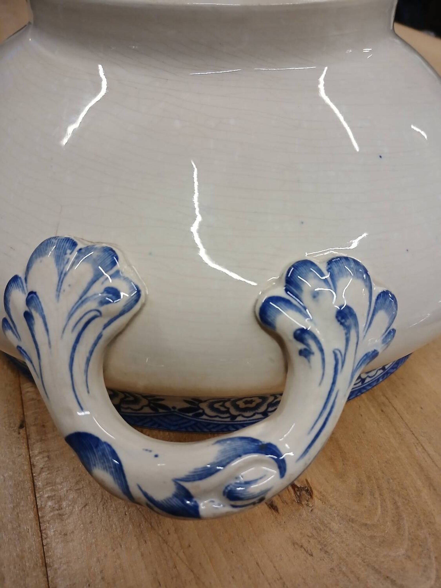 Old soup tureen Digoin and Sarreguemines