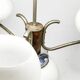 Art Deco chandelier with glass globes, Czechoslovakia, 1950s