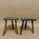 antique art brut stool