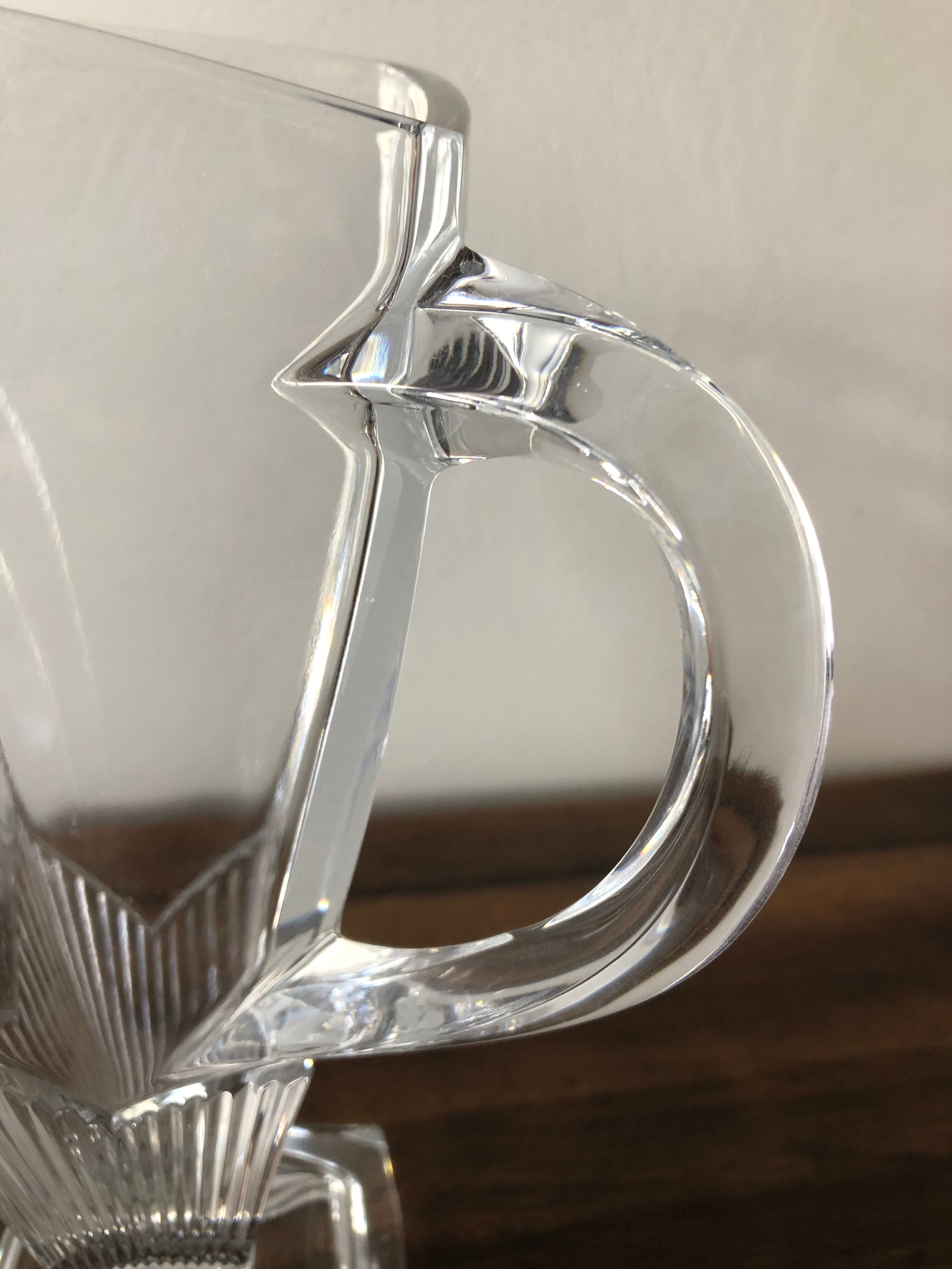 Bohemian crystal carafe