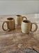 Lot de 3 mugs vintage en grès "Grand Feu" d'Arts-Céram beige brun ocre