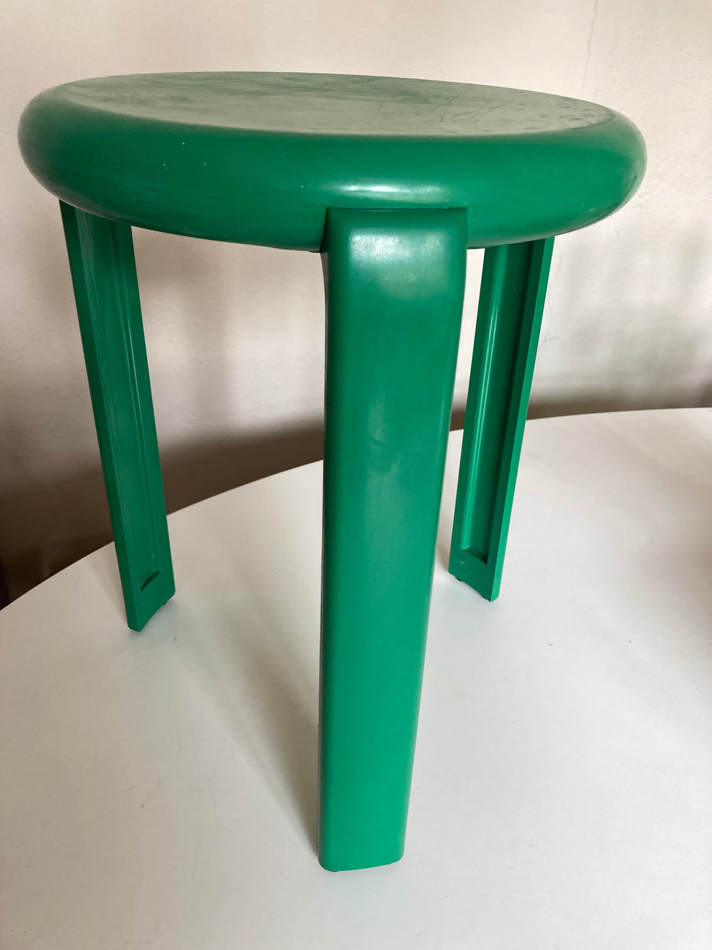 Tabouret 1980 Metalplastica Lucchese design italien