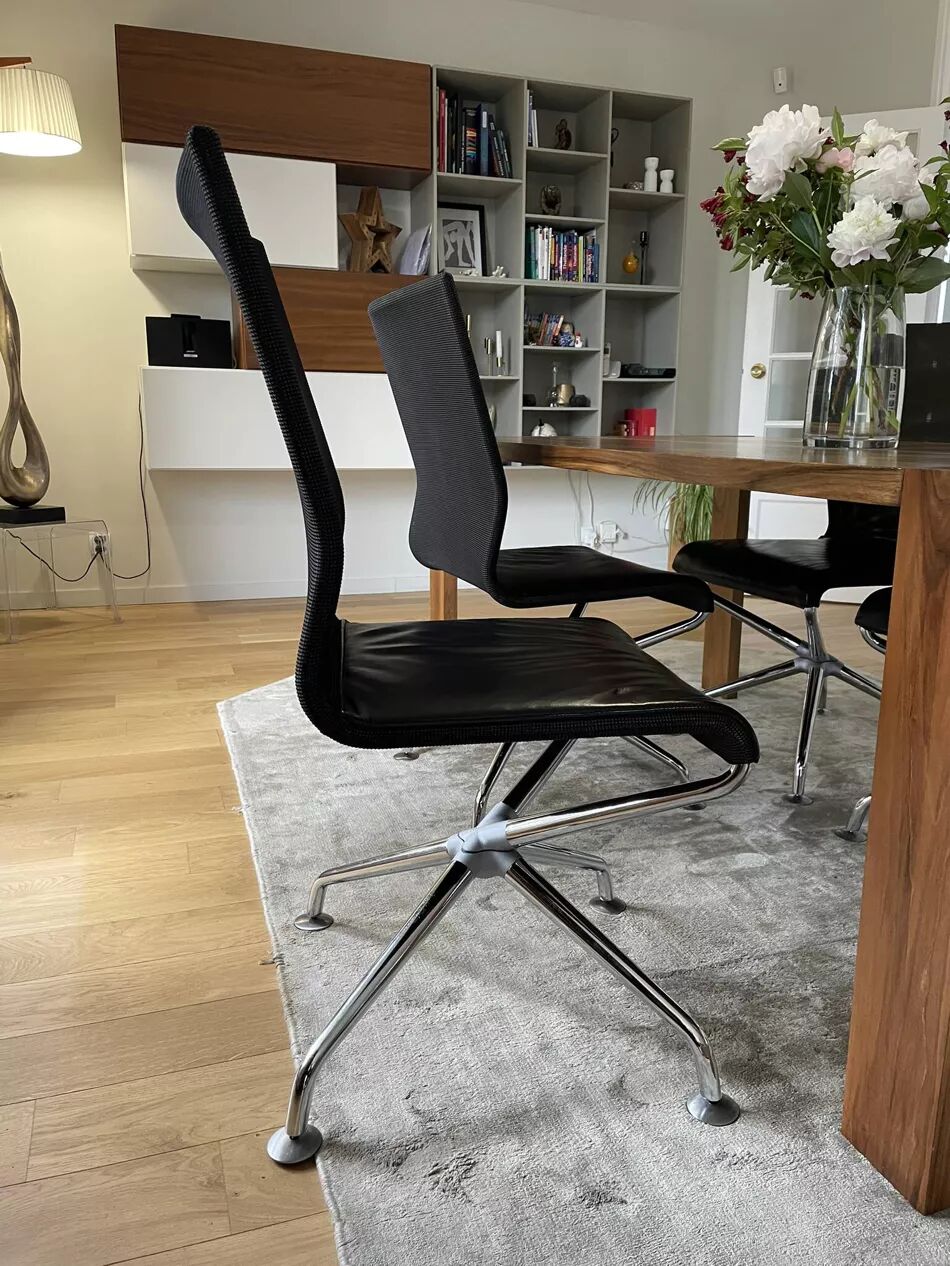 4 Herbert Ohl chairs for Rosenthal Einrichtung, 20th century.