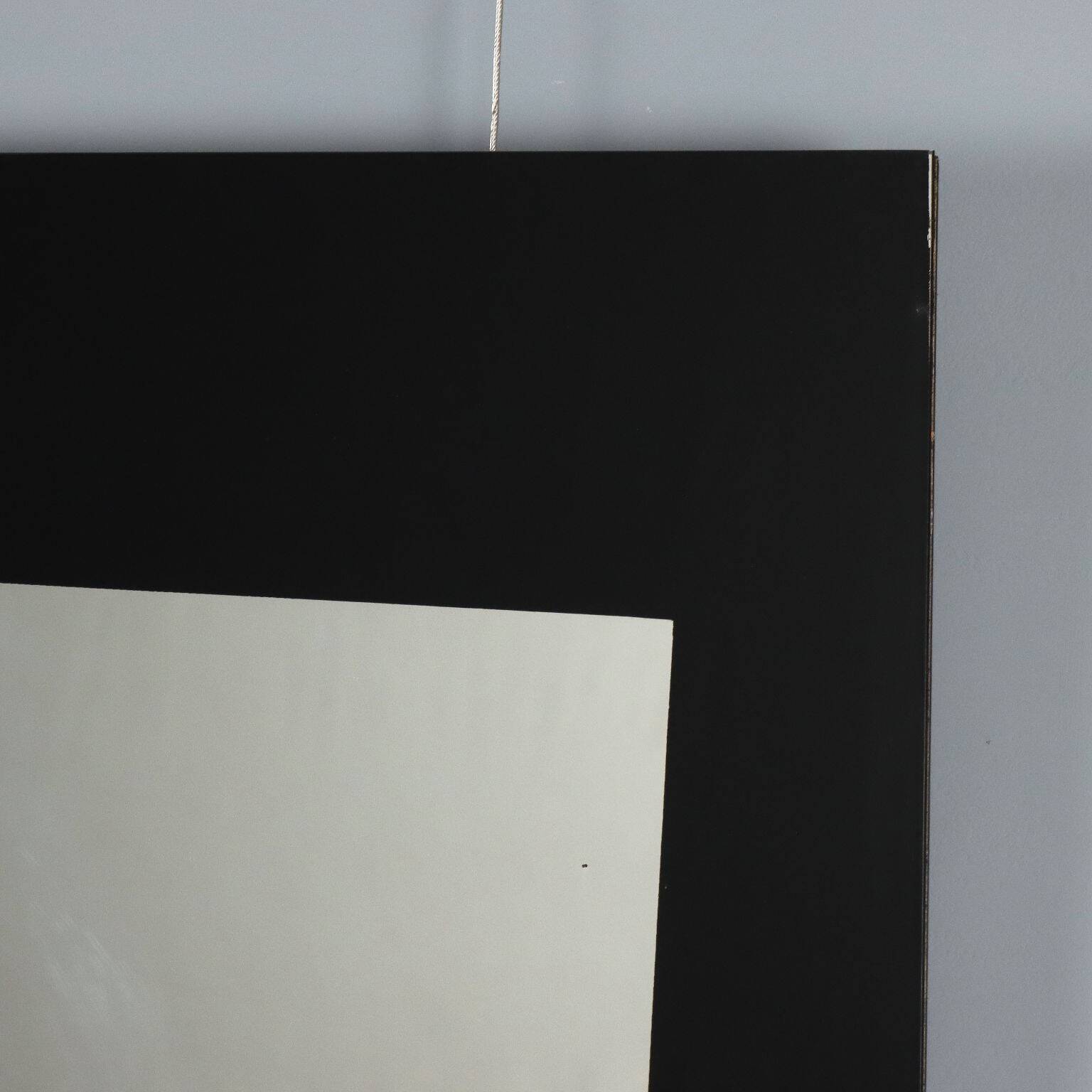 Eugenio Carmi decorative mirror Acerbis screen-printed vintage design 1970s