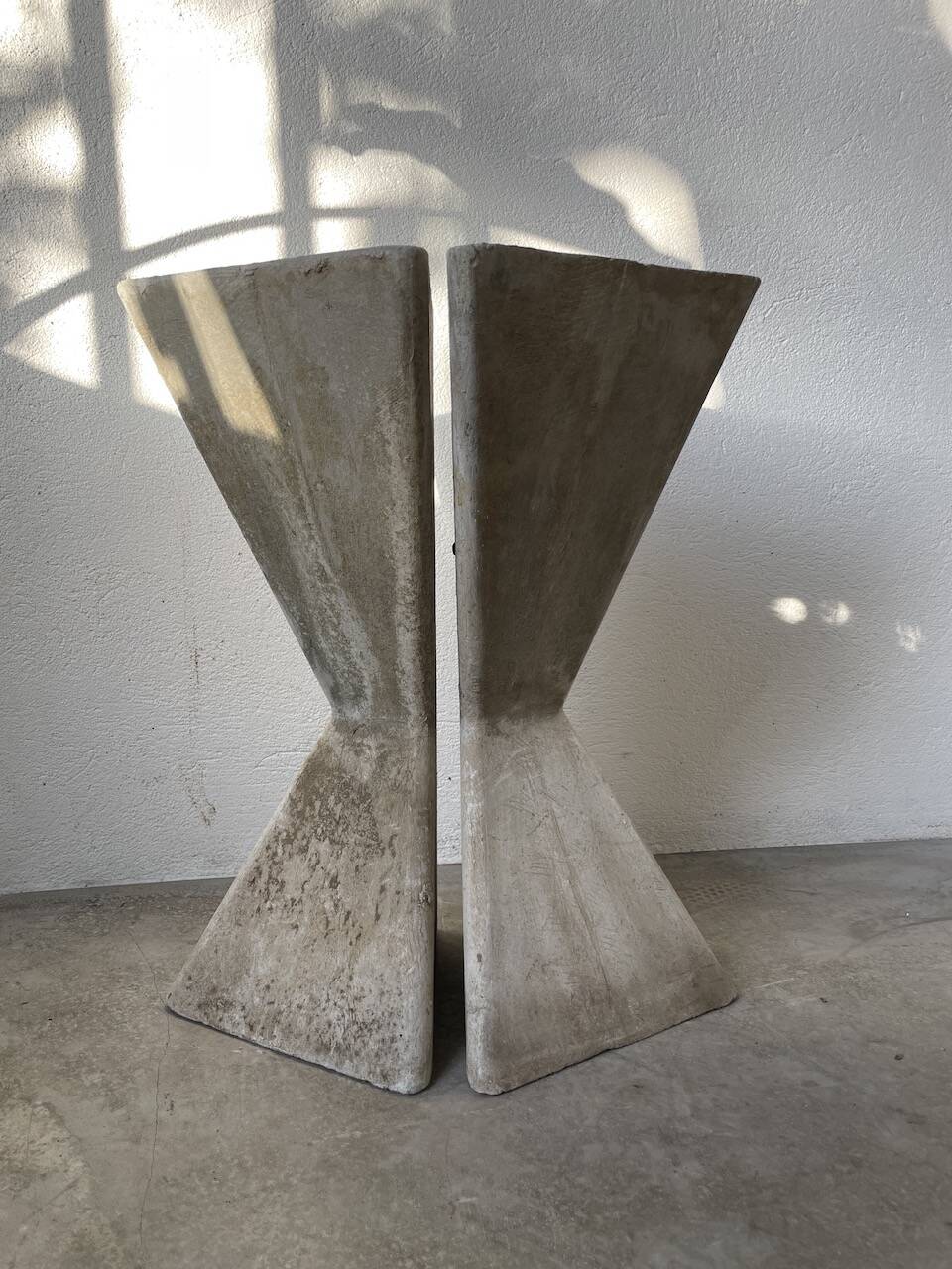 Planters jardinières fibrociment triangulaires