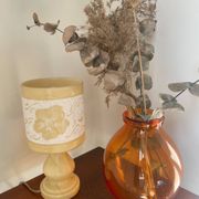 Lampe à poser en albâtre
