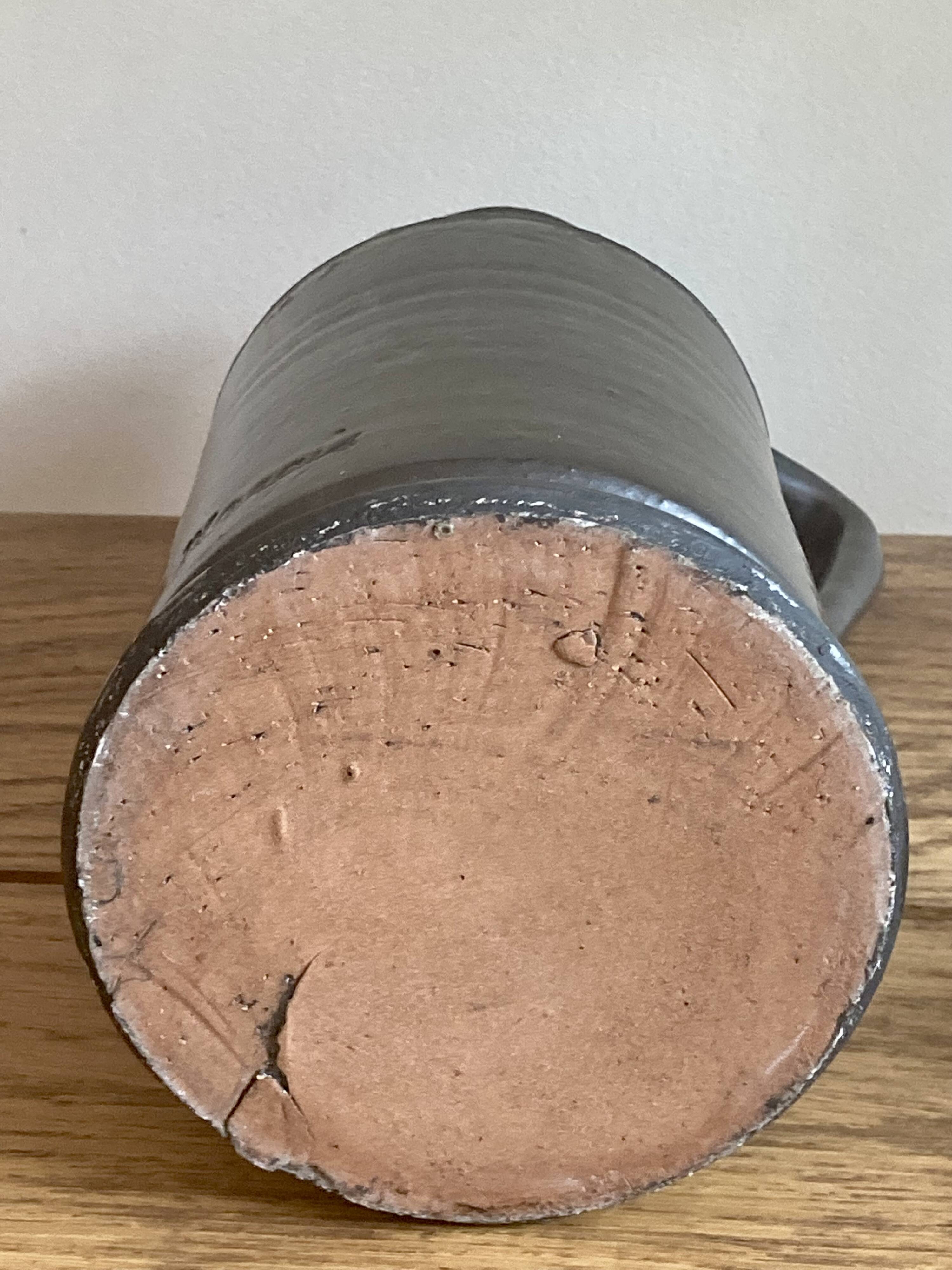 Terracotta pitcher - Black - Jean Marais